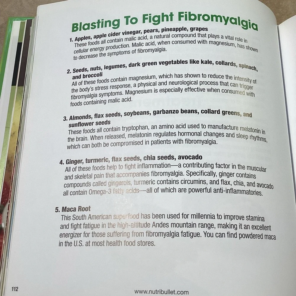 NutriBullet Natural Healing Foods Recipe Book